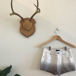 Grey ombré shorts